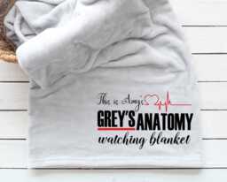 This Is My Greys Anatomy Watching Blanket - Cozy Personalised Anatomy Fan