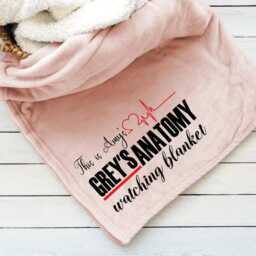 This Is My Greys Anatomy Watching Blanket - Cozy Personalised Anatomy Fan - thumbnail 2