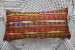Personalized Pillow, Body Kilim 12x24 Holiday Pillow Case, Both Sided Striped Cushion, Kids Throw 5