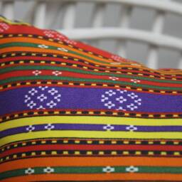 Personalized Pillow, Body Kilim 12x24 Holiday Pillow Case, Both Sided Striped Cushion, Kids Throw 5 - thumbnail 2