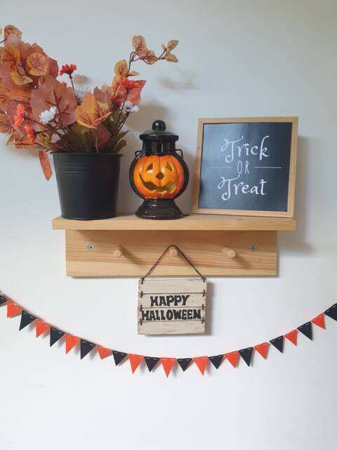 Happy Halloween Sign Home Decor, Wall Hanging Art Housewarming Gift - image 1