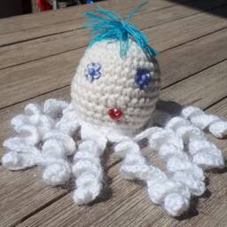Octopus Toy Gift, Baby Gift Octopus, Crochet Octopus Stuffed Plush Toy, Knit Toy Soft - thumbnail 2