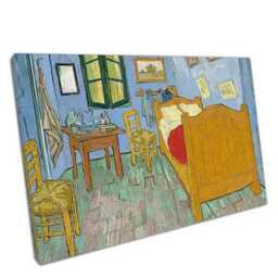 Vincent Van Gogh's The Bedroom Canvas Print - Ready To Hang Wall Art For Home Decor - thumbnail 1