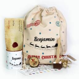 Personalized Christmas Sack Gift Set - Bauble, Mug, Santa Letter - thumbnail 3