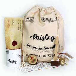 Personalized Christmas Sack Gift Set - Bauble, Mug, Santa Letter - thumbnail 2