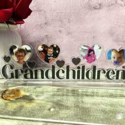 Personalised Grandchildren Photo Frame - Grandparents Gift, Family Memories For Nana, Grandma, Or Grandad Holds Up To 7 Photos - thumbnail 2