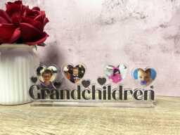 Personalised Grandchildren Photo Frame - Grandparents Gift, Family Memories For Nana, Grandma, Or Grandad Holds Up To 7 Photos - thumbnail 1
