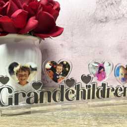 Personalised Grandchildren Photo Frame - Grandparents Gift, Family Memories For Nana, Grandma, Or Grandad Holds Up To 7 Photos - thumbnail 3