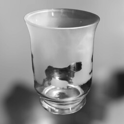 Pug Frieze Clear Glass Vase - 14.5cm, Boxed - thumbnail 2
