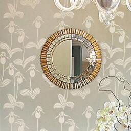 Lady's Slipper Allover Floral Pattern Stencil - Reusable Stencils For Diy Wall Decor Better Than Wallpaper - thumbnail 3