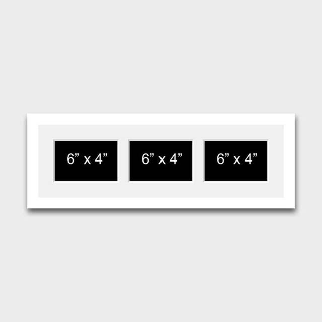 "Multi Photo Picture Frame - Holds 3 6"" X 4" - image 1