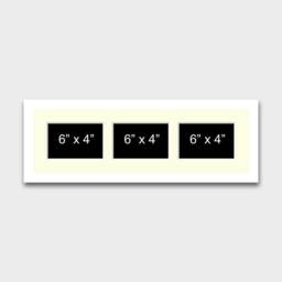 "Multi Photo Picture Frame - Holds 3 6"" X 4" - thumbnail 2