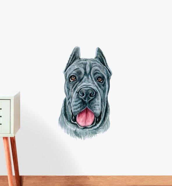 Cane Corso Dog Wall Sticker Decal - Dogs & Pets Stickers, Art, Decals, Kids Animals Decals