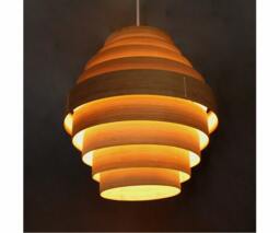 "Handwoven Bamboo Pendant Light Creative Ceiling Lighting Fixture - W11.8"" By H13.7" - thumbnail 1