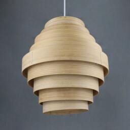 "Handwoven Bamboo Pendant Light Creative Ceiling Lighting Fixture - W11.8"" By H13.7" - thumbnail 2