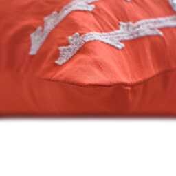 "Decorative Coral Orange Pillow Cushion 16""x16" - thumbnail 2