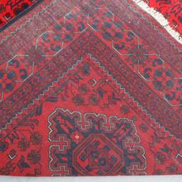 7x10 Large Tribal Rug - Afghan Hand Knotted Veg Dyes Wool Area Turkmen Zir Khaki Old Style Geometric Bukhara Rug Oriental Red Carpet - thumbnail 4