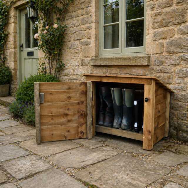 Outdoor Wellie Boot Shoe Storage - Langham Minor Design - image 1