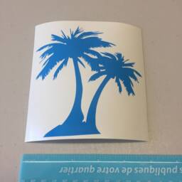 Palm Tree Decal - Beach Decal Hawaiian Decor Tropical Vinyl Sticker & Wall Decals - thumbnail 3