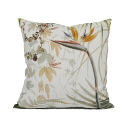 Zoffany - Paradise Row Evergreen Exotic Tropical Floral Cushion Cover Handmade Throw Pillow Designer Home D??cor - thumbnail 3