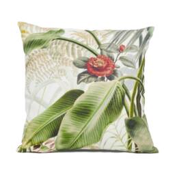 Zoffany - Paradise Row Evergreen Exotic Tropical Floral Cushion Cover Handmade Throw Pillow Designer Home D??cor - thumbnail 2