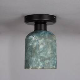 Osier Organic Ceramic Ceiling Light Blue Earth 4.75 - thumbnail 4