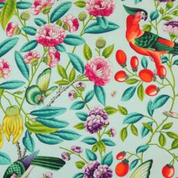 Manuel Canovas - Serendip Turquoise Bright Multi Coloured Floral Designer Cushion Cover Handmade Throw Pillow Home Decor - thumbnail 2