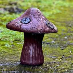 Stone Mushroom Statue Concrete Fleabane Figurine Garden Plant Sculpture Rustic Yard Ornament Outdoor Tale Decoration Cement Fungi Art Gift - thumbnail 4