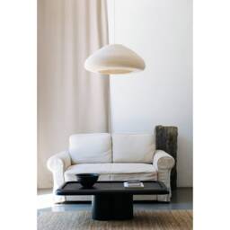 Big Yavora Crochet Pendant Light Organic Shape Lampshade For Japandi Interior, Minimalist Decor - thumbnail 2