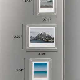 Clear Acrylic Photo Frame Fridge Magnet, Picture Display, Home Decor Gift - thumbnail 2