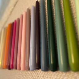 10 Inch Tapered Dinner Candles Non Drip, 7 Hour Burn, Wedding Candles - thumbnail 3