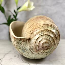 Giant Pottery Seashell. Home D??cor Ceramic Sculpture - thumbnail 2