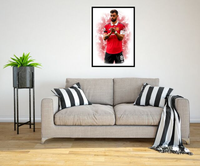 Bruno Fernandes 2022/23 Digital Art Print - On Foamex Board Or Photo Paper - image 1