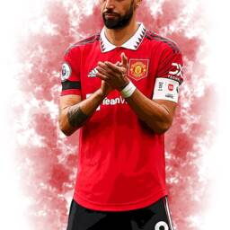 Bruno Fernandes 2022/23 Digital Art Print - On Foamex Board Or Photo Paper - thumbnail 2