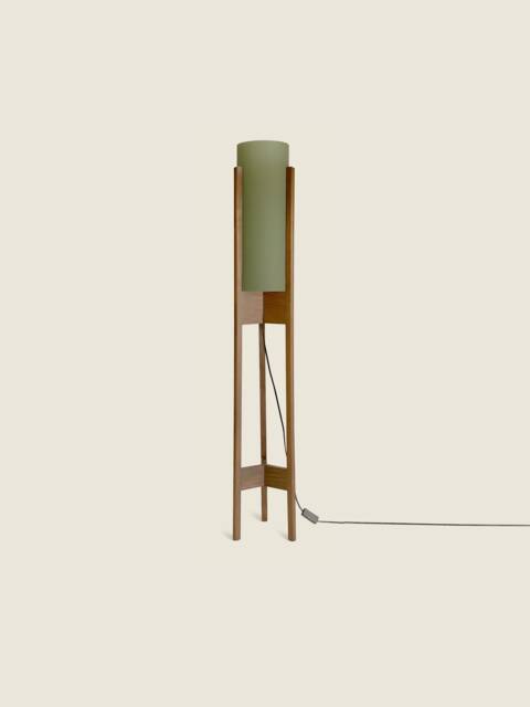 Green Translucent Mid-Century Inspired Floor Lamp - image 1