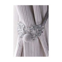 Decopro Beautiful Pair Of Gold, Pearl Bead Rope Holdback With 39 1/2 Inch Spread - Embrace, Set Two Decorative Tiebacks - thumbnail 4