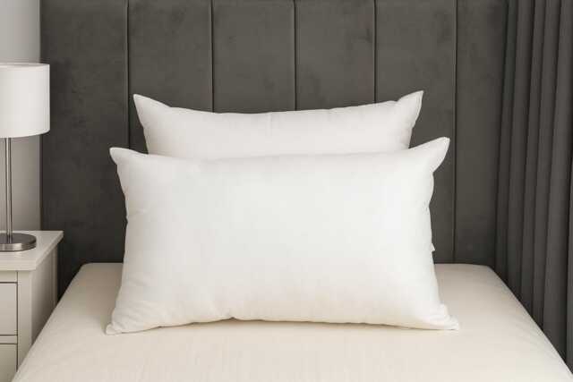 Hotel Quality Pack Of 2, 4 Pillows Bounce Back Anti Allergic Bedding Plump - image 1