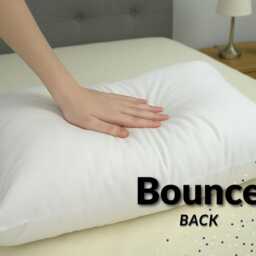 Hotel Quality Pack Of 2, 4 Pillows Bounce Back Anti Allergic Bedding Plump - thumbnail 2