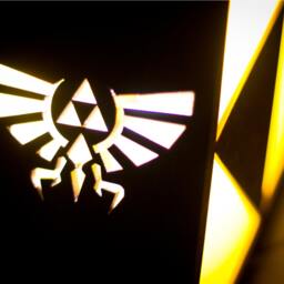 Zelda Triforce Lamp Mini - Hyrule Logo - thumbnail 2