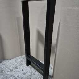 Set Of 2 Chunky H Frame Style Industrial Steel Console Breakfast Bar Table Legs Leg Metal Box Frames - Various Sizes Available - thumbnail 4