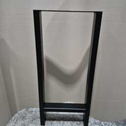 Set Of 2 Chunky H Frame Style Industrial Steel Console Breakfast Bar Table Legs Leg Metal Box Frames - Various Sizes Available - thumbnail 3