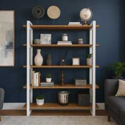 Handmade Reclaimed Wood Shelving Unit Rustic Industrial Bookcase