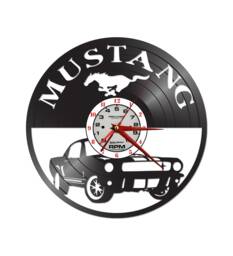 Free Shipping 1964 1965 Ford Mustang Shelby Cobra Themed Vinyl Album Record Clock Made in The > Usa - thumbnail 1