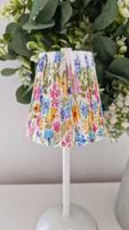 Beautiful Decoupaged Floral Indoor/Outdoor Usb Rechargeable Table Lamp.matching Picture Plate Available.hand Decorated