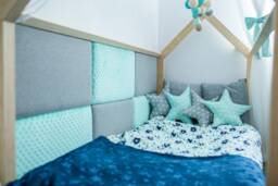 Children's Bed/House 80 X 160 cm + 6 Panels - Small - thumbnail 1