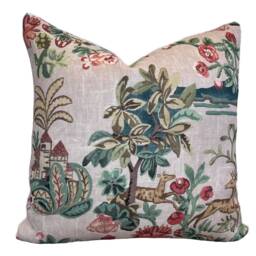 G.p & J Baker Knights Tale Light Plaster Double Sided Cushion Cover Pillow Coverts - thumbnail 2
