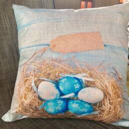 Easter Egg-Nest Decorative Pillow Covers - thumbnail 3