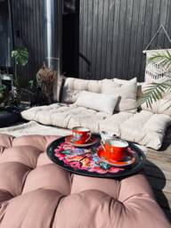 Water-Repellent Outdoor Cushion Custom Size Outdoor Pillow - thumbnail 1