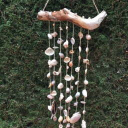 Wind Chimes Boho Natural Seashell Mediterranean Shells Garden Chime Decor Home Coastal Beach Style Art Shell Mobil Wall Pendant - thumbnail 2