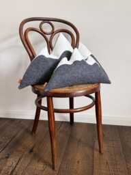 Triglav Mountain Pillow Felt Alpine Cushion With Lavender Spelt Husks Infill - Midi Size - thumbnail 1